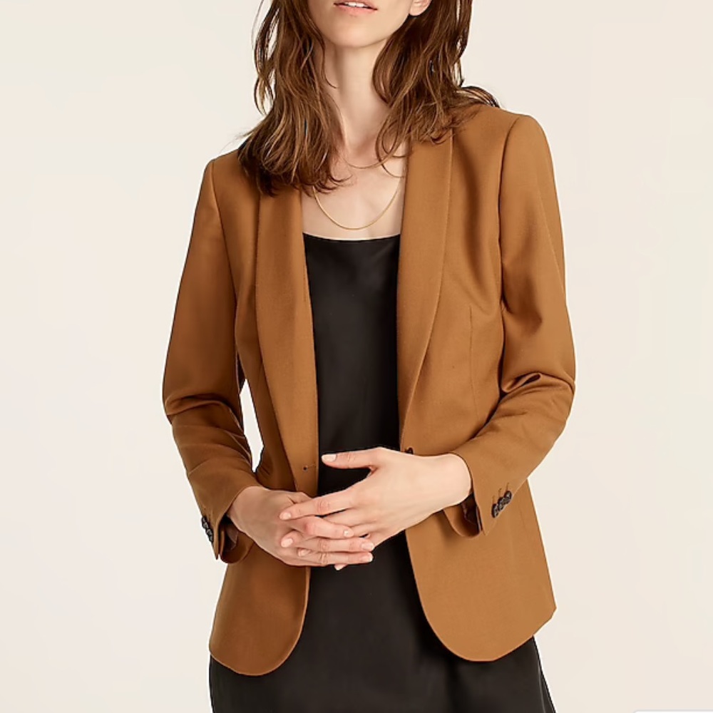 J. Crew Parke blazer in wool flannel size 4 - Picture 2 of 10